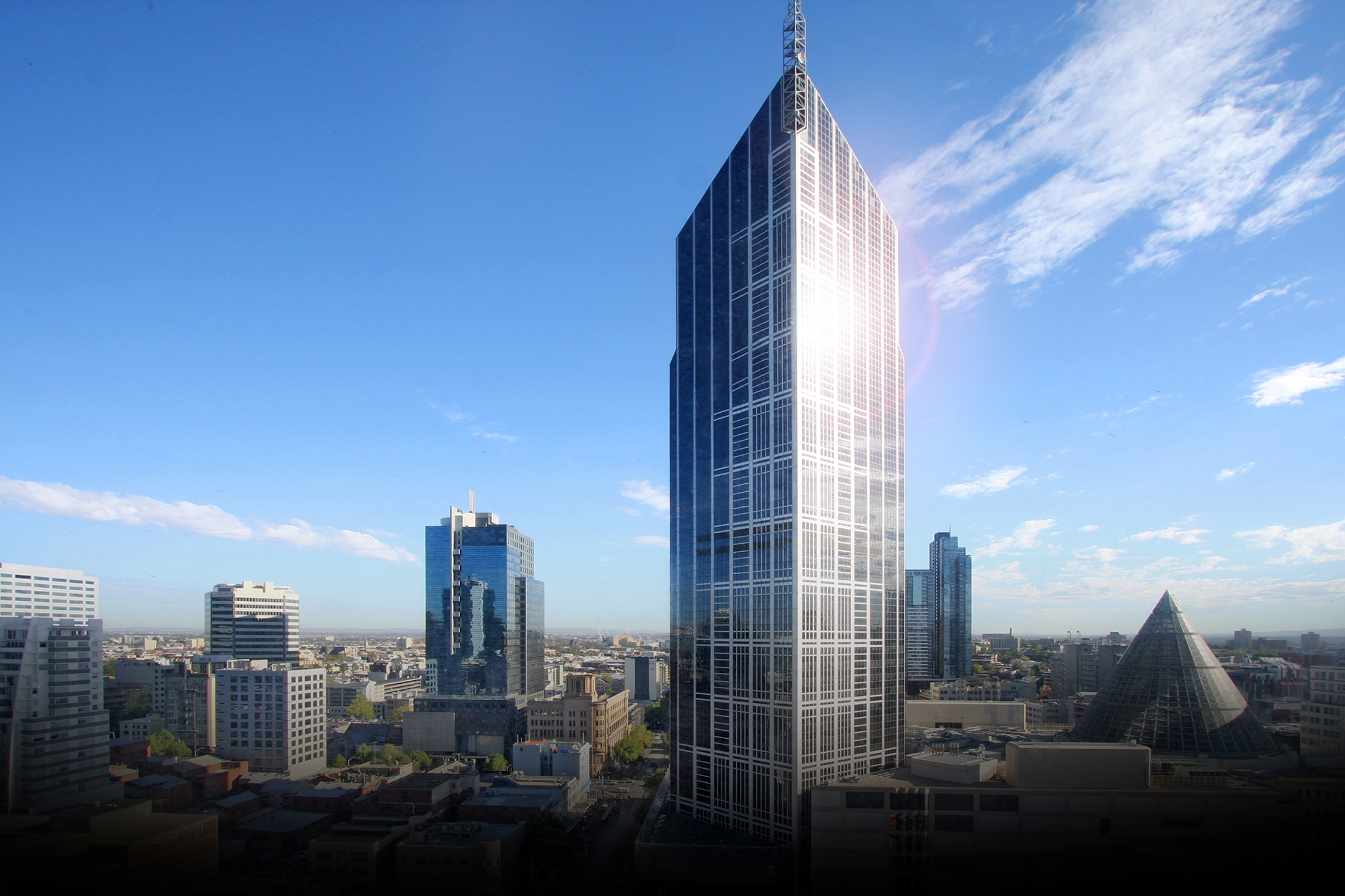 Melbourne Skyscrapers Architectural Photography - Real Estate